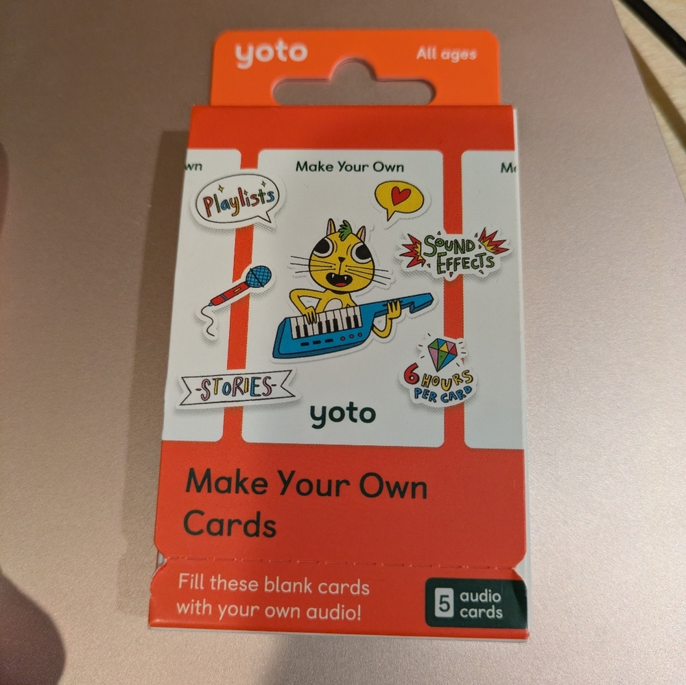 Yoto Make Your Own Cards - Set Of 5